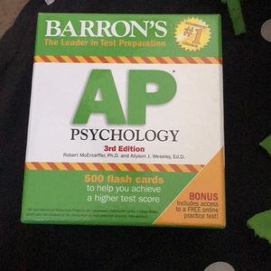 AP psychology 3rd edition flashcards